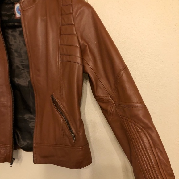 Original Leather jacket. NEVER worn! - Picture 6 of 8